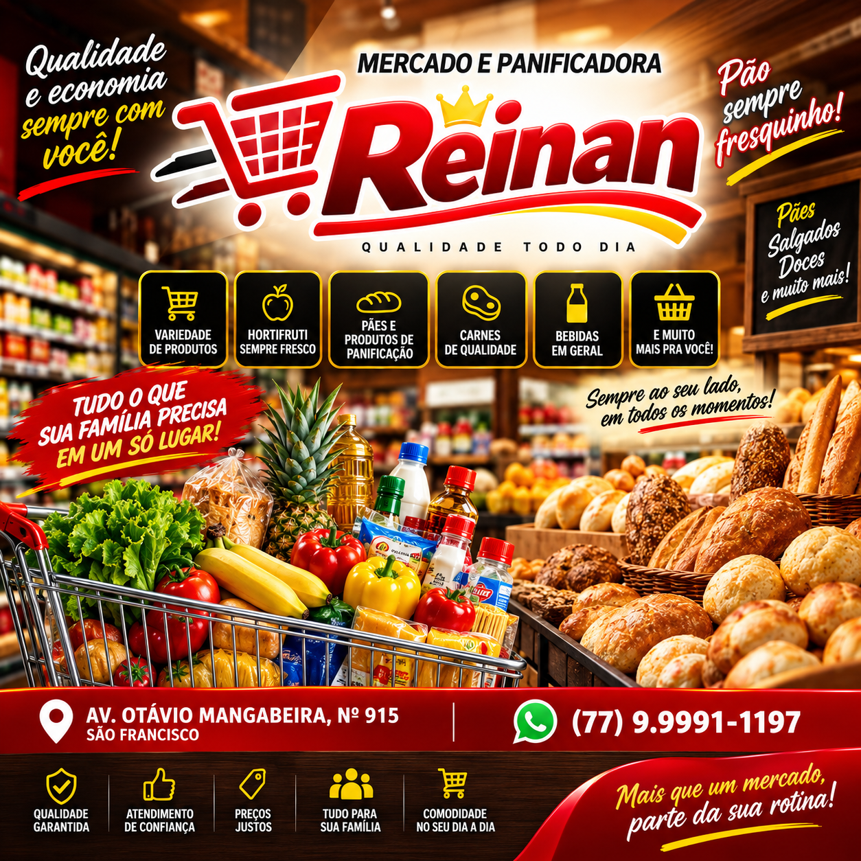 MERCADO E PANIFICADORA REINAN